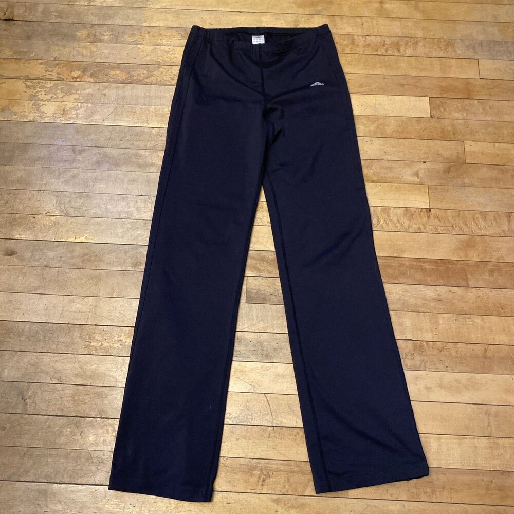 Adidas Straight Leg Pants Women’s Size XL Black Pull On Stretch Climalite